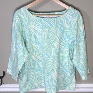 Talbots women’s three-quarter length shirt size 1x